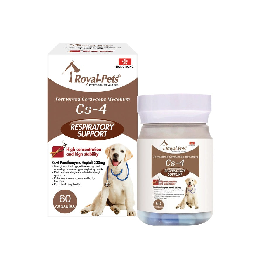 Royal-Pets - Fermented Cordyceps Mycelium Cs-4 for Dogs [60 capsules]